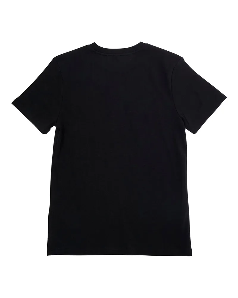 Givenchy Logo-Embroidered Cotton T-Shirt — Black Black