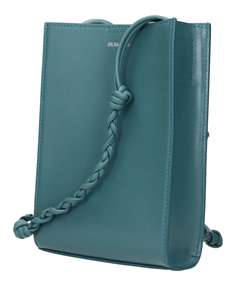 Jil Sander Women's Green Leather Crossbody Bag Green