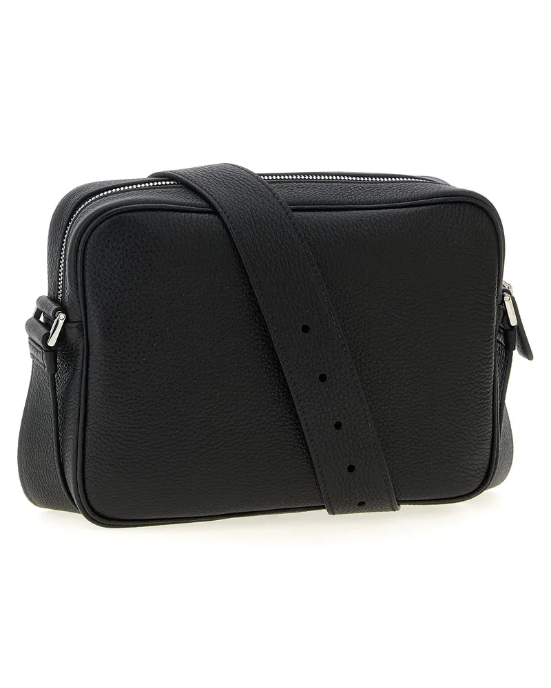 Prada Calfskin Leather Crossbody Bag — Black Black