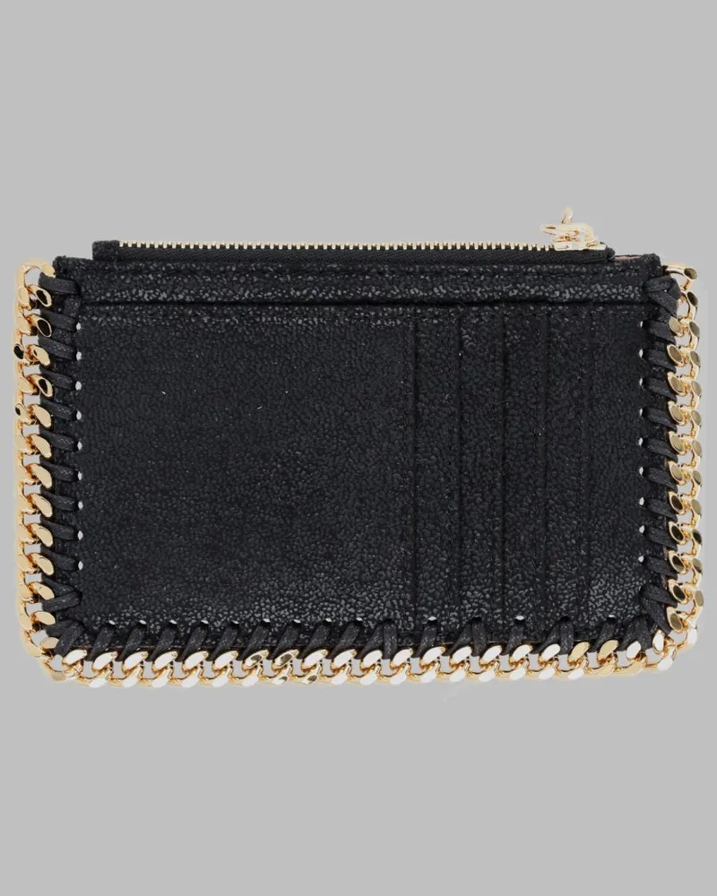 Stella McCartney Falabella Card Case — Black Black