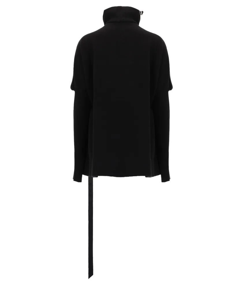 DRKSHDW by Rick Owens 100% Cotton Sweatshirt — Black Black