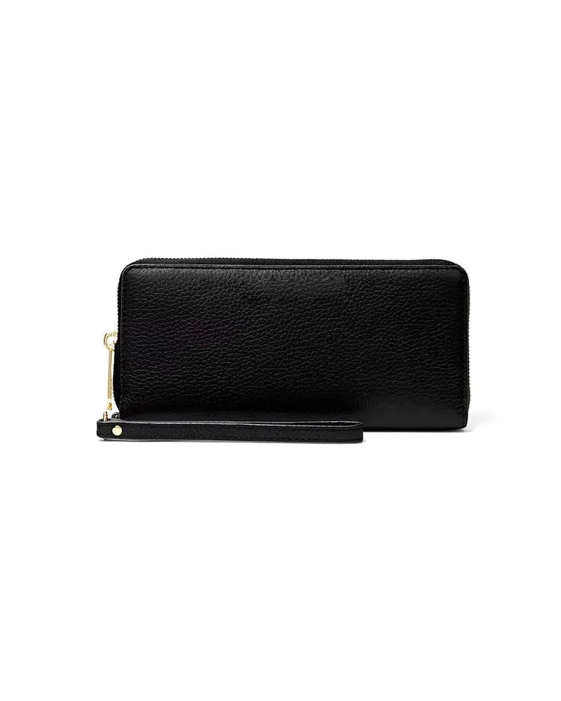 Michael Kors Women's Wallet Black Saffiano Leather Bags Black