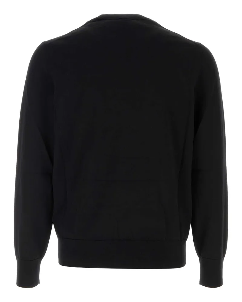 Burberry Men's Black Wool Sweater Exterior: Maglieria Black