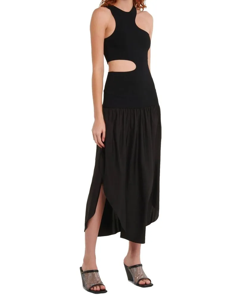 Stella McCartney Women's Black Silk Casual Dress Black