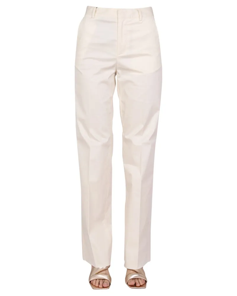 Dsquared2 Straight Leg Trousers — Ivory Ivory