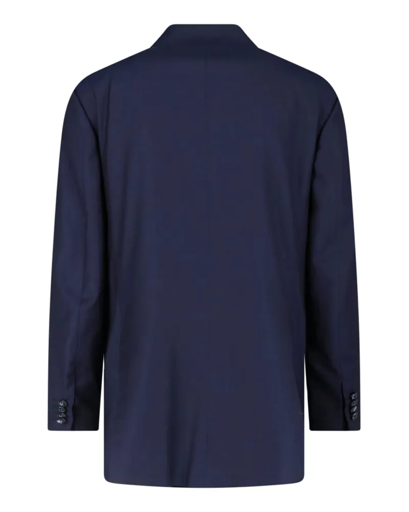 Kiton Men's Dresses Blue Wool Navy