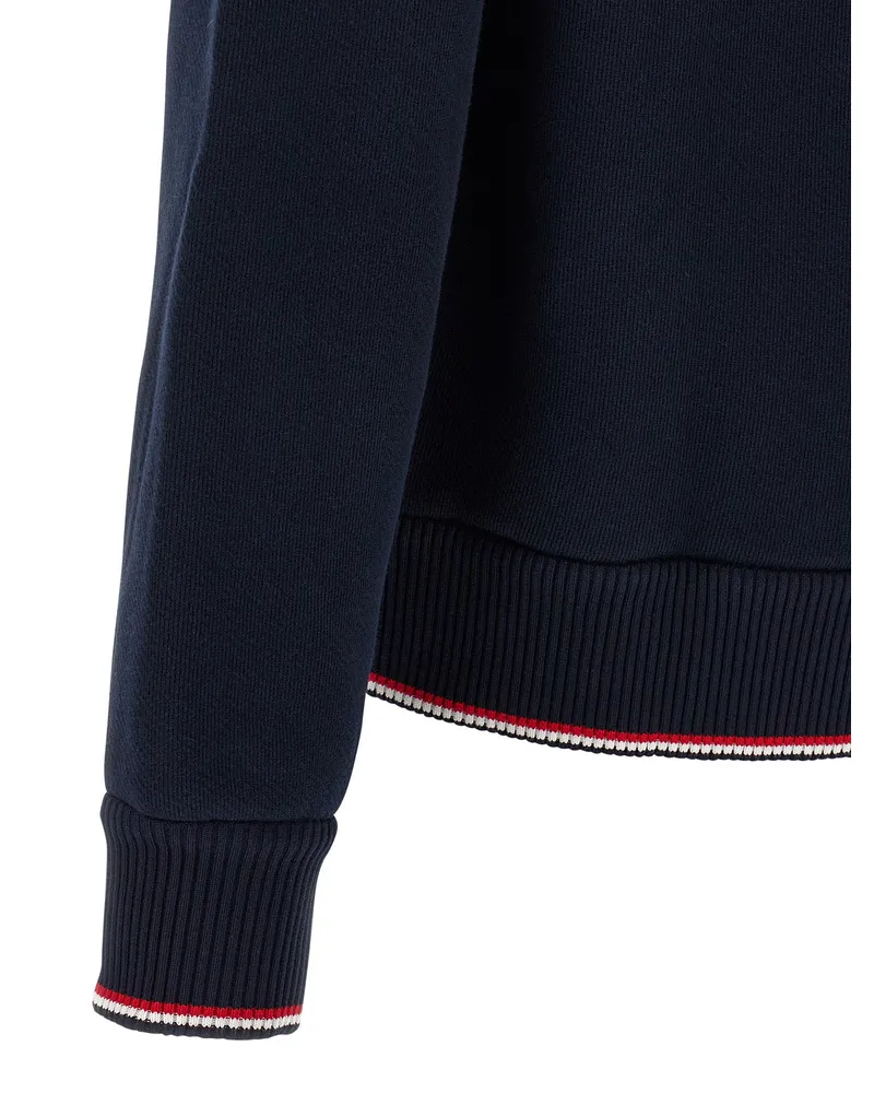 Thom Browne RWB Piping Sweatshirt — Navy Navy