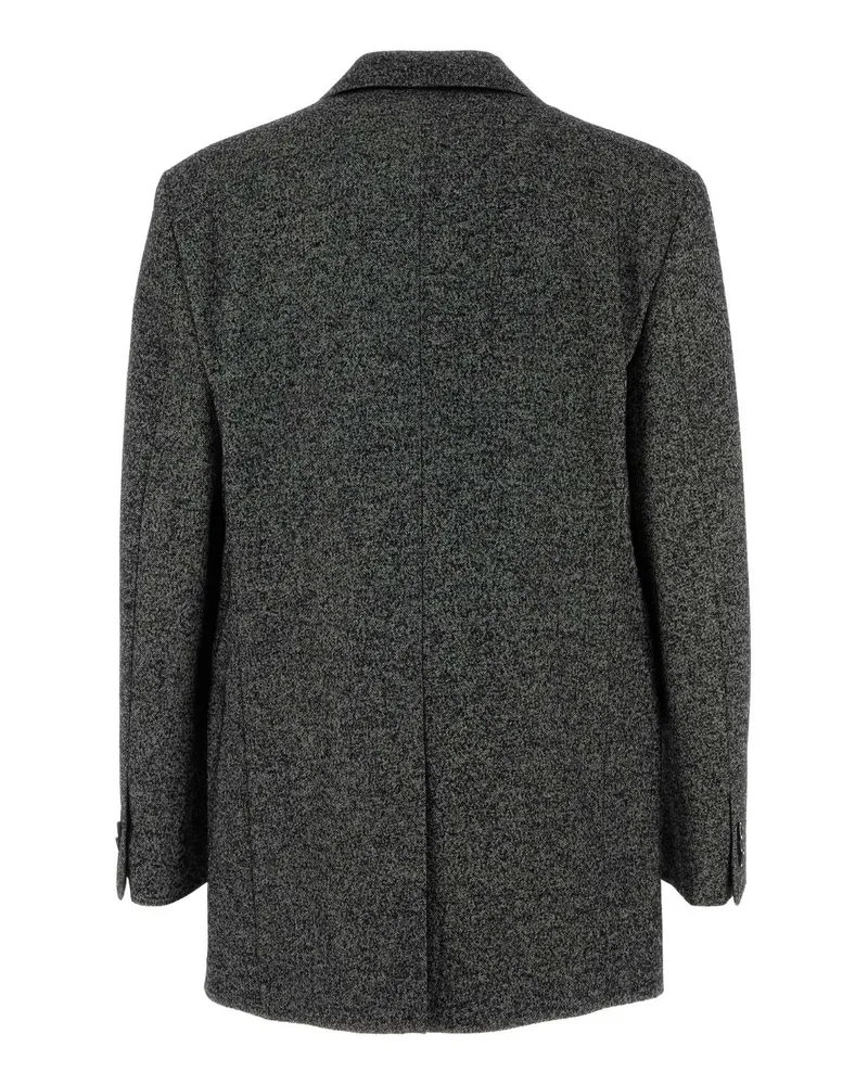 Loewe Men's Wool-Blend Two-Tone Blazer Gray Nylon Blazers Gray