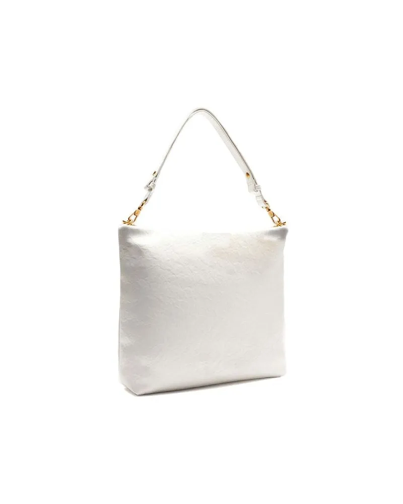 Liu Jo Women's Shoulder Bag Off White Polyurethane - Shoulder-Bags White