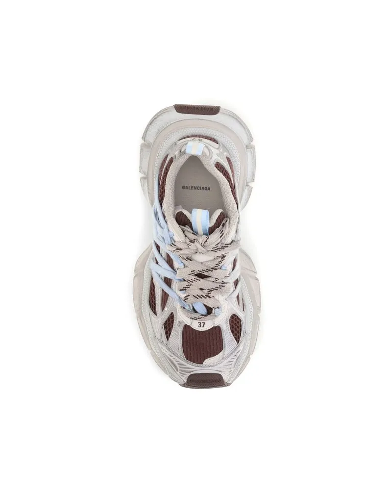 Balenciaga Women's Multicolor Polyurethane Athletic Sneakers Multicolor