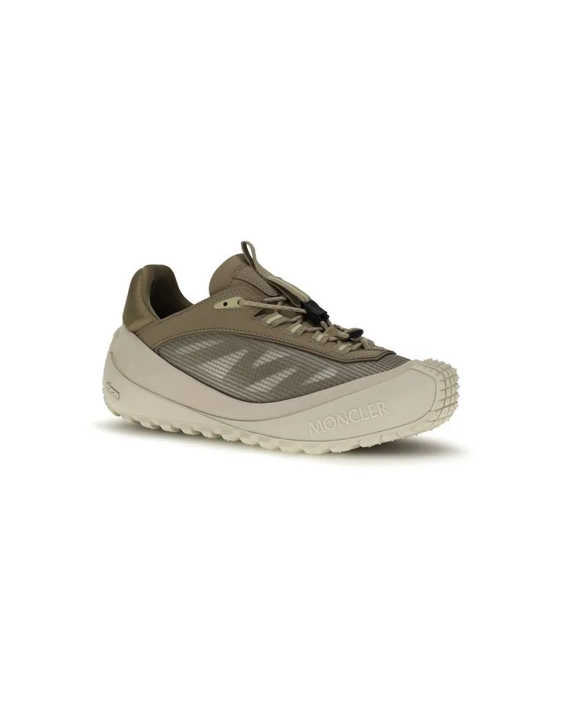 Moncler Women's Gray Polyester Athletic Sneakers Gray