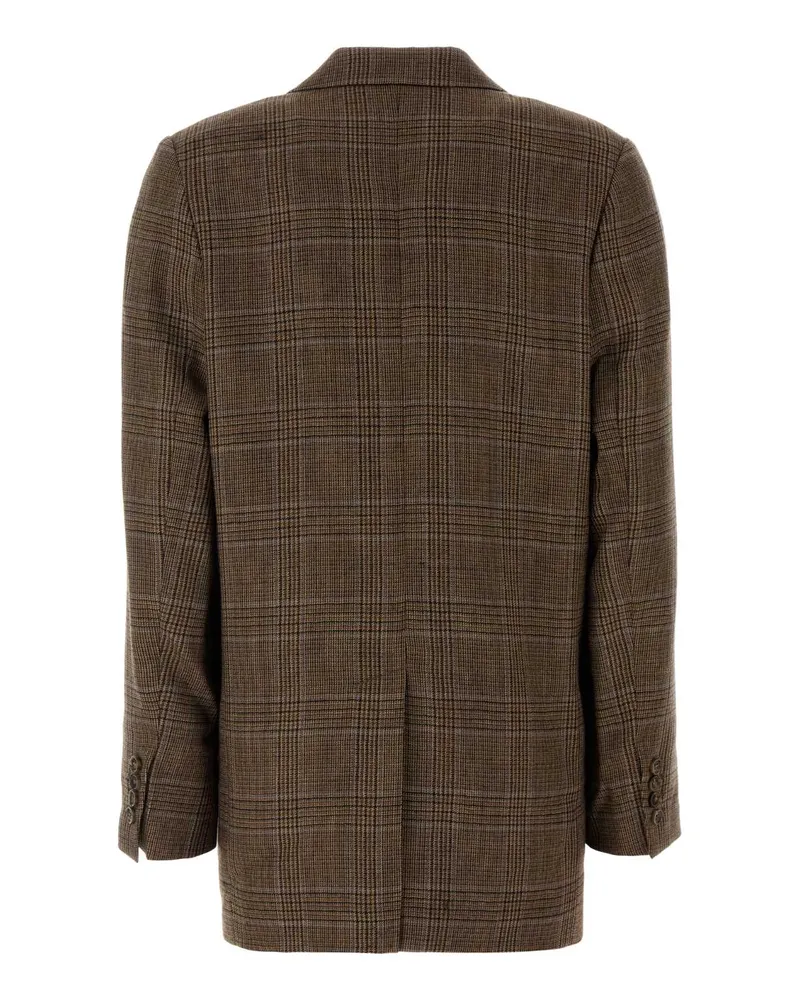 A.P.C. Virgin Wool Dress — Brown Brown