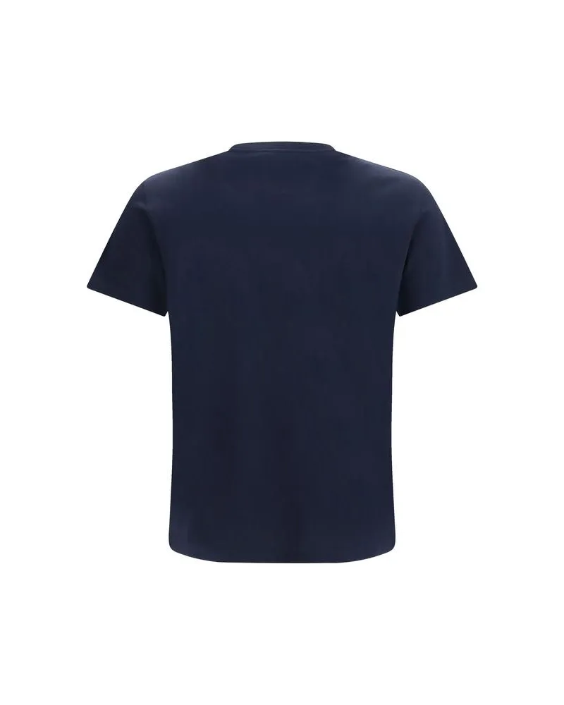 Valentino Garavani Men's Blue Cotton T-Shirt Navy