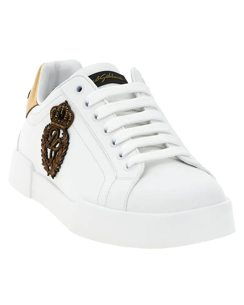 Dolce & Gabbana Portofino Sneaker — White White