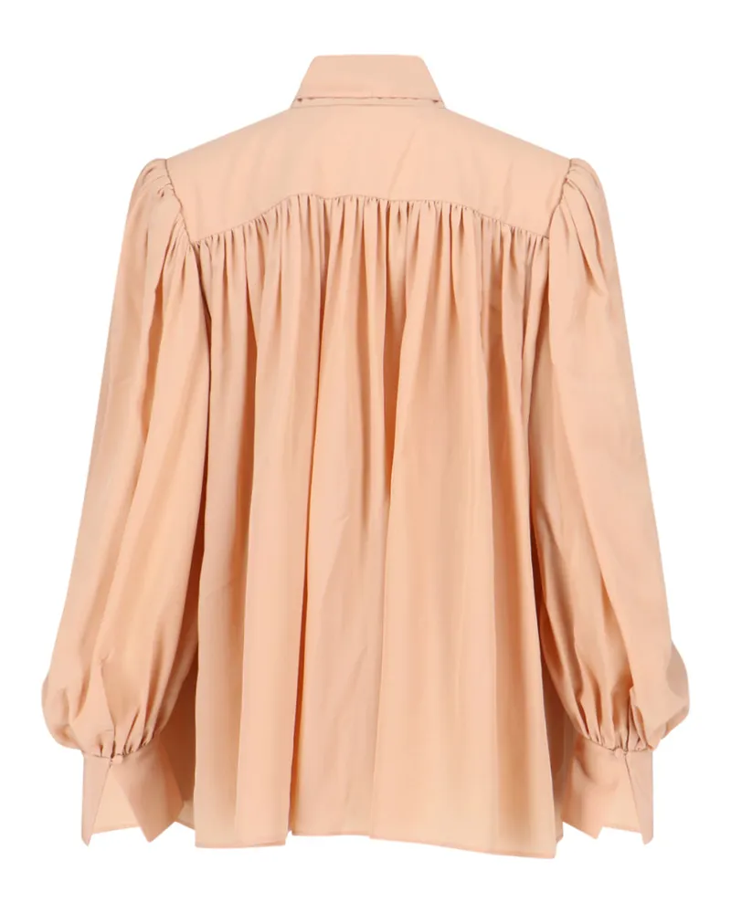 Chloé Women's Chloè Shirts Pink Outer Shell: Silk Pink