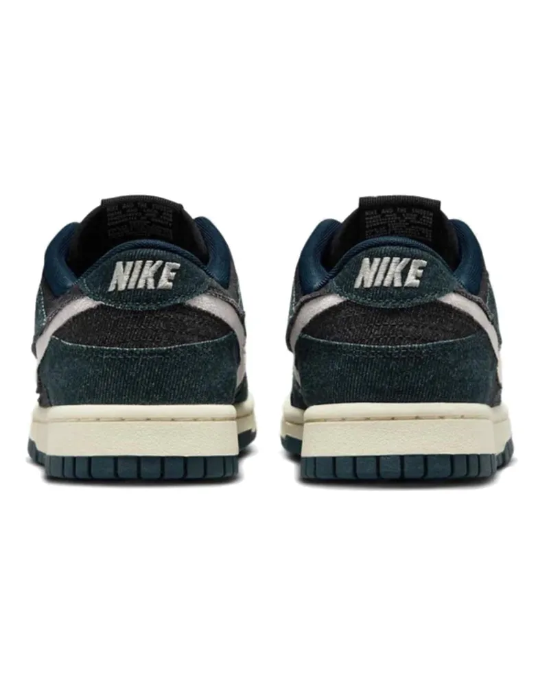 Nike Women's Dunk Low Sneakers Navy Denim Rubber Navy