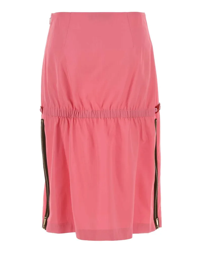 Fendi Women's Fluo Pink Viscose Blend Skirt Azalea-26 Gonne Pink