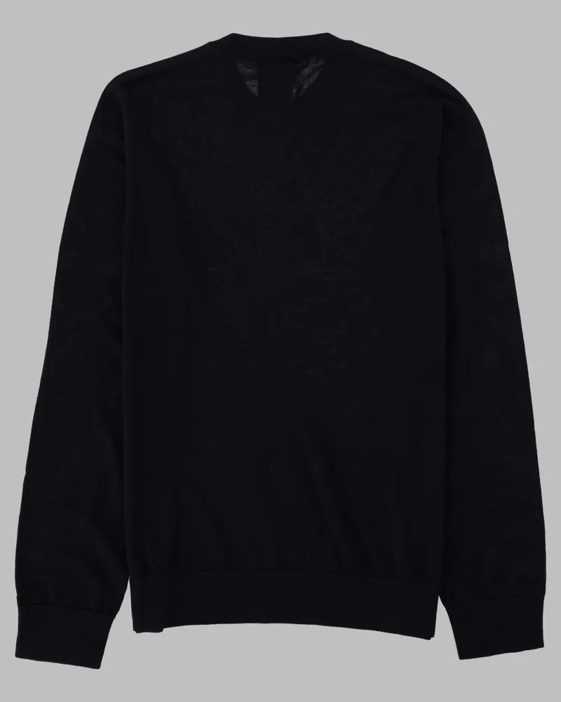 Giorgio Armani Virgin Wool Jumper — Blue Blue