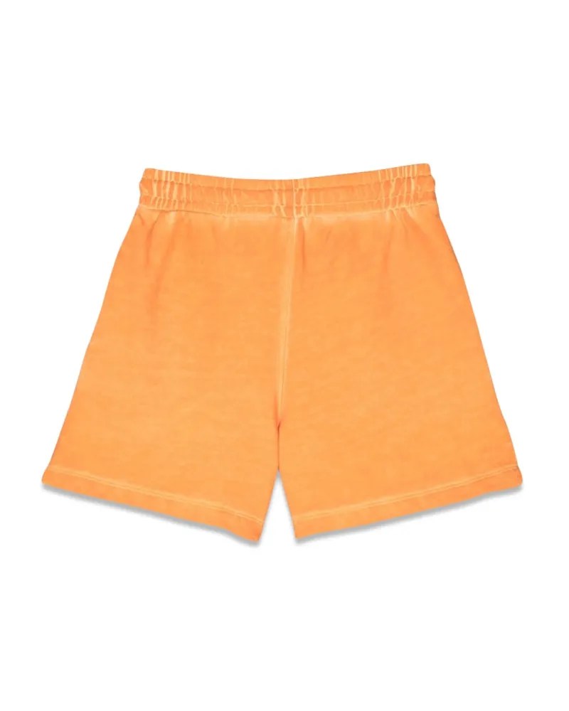 Marcelo Burlon | County of Milan Cotton Sweat Shorts — Orange Orange