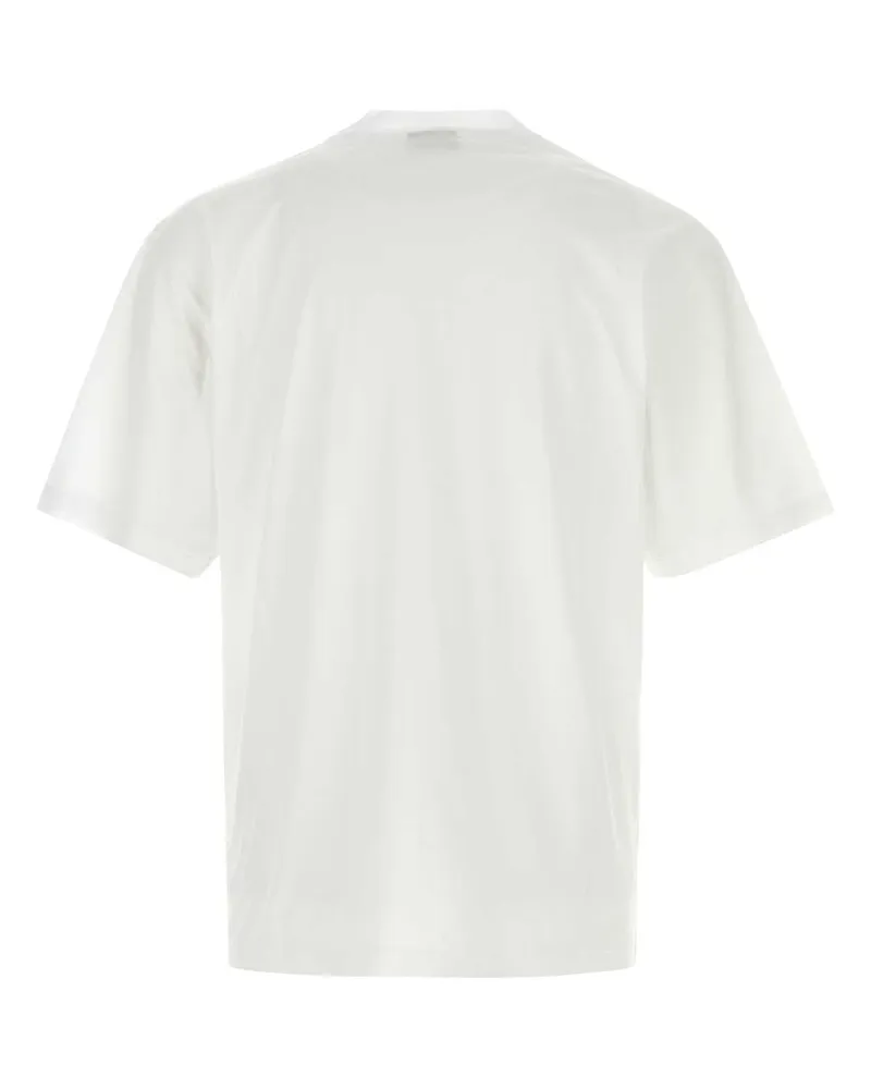 Gucci Men's Logo-Striped Cotton T-Shirt White White