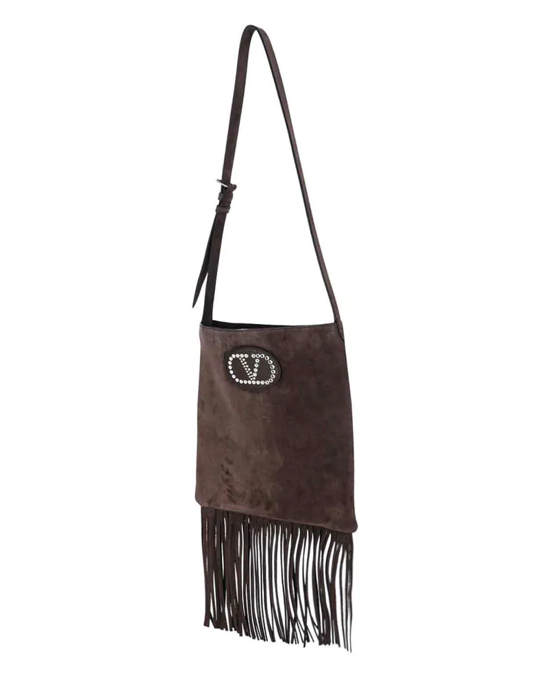 Valentino Garavani Men's Bags Brown Cowhide Brown
