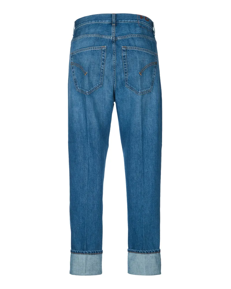 Dondup Men's Pantalone Paco Blue Pantaloni Trousers Blue