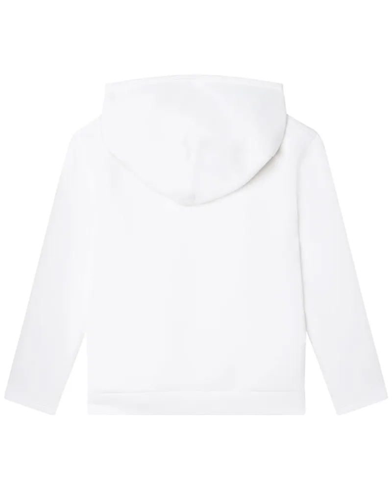 HUGO BOSS Viscose Blend Hoodie — White White
