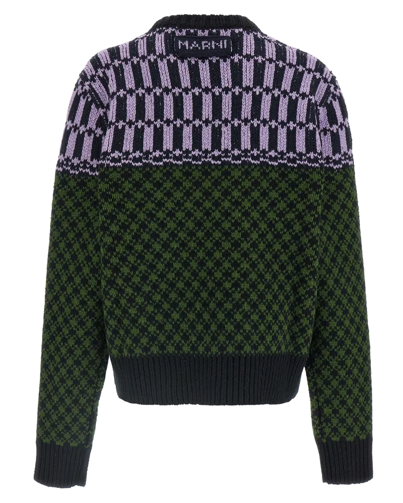 Marni Men's Multicolor Wool Cardigan Clothing Multicolor