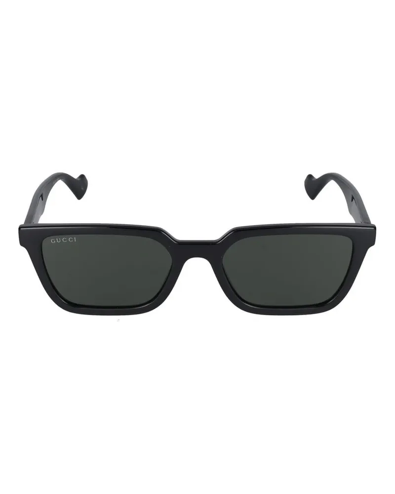 Gucci Men's Sunglasses Gg1539s 001 Black Grey 19-145 Injected Black