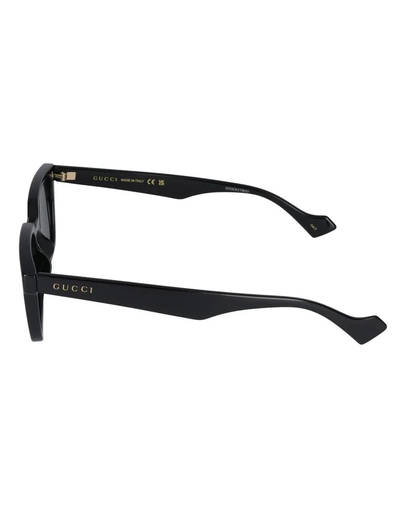 Gucci Men's Sunglasses Gg1539s 001 Black Grey 19-145 Injected Black