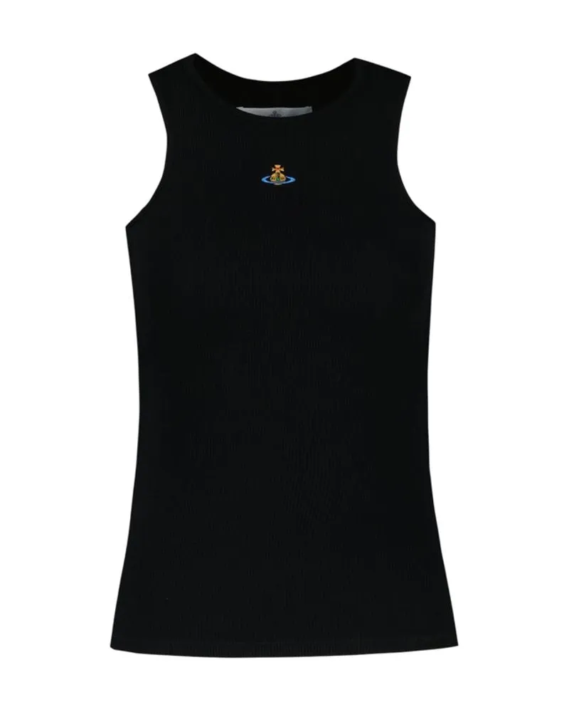Vivienne Westwood Women's Top 90s -  Cotton Black Concept-Store Ready-To-Wear Black