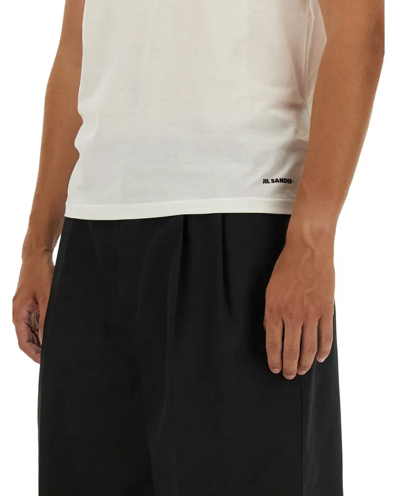 Jil Sander 100% Cotton T-Shirt — White White