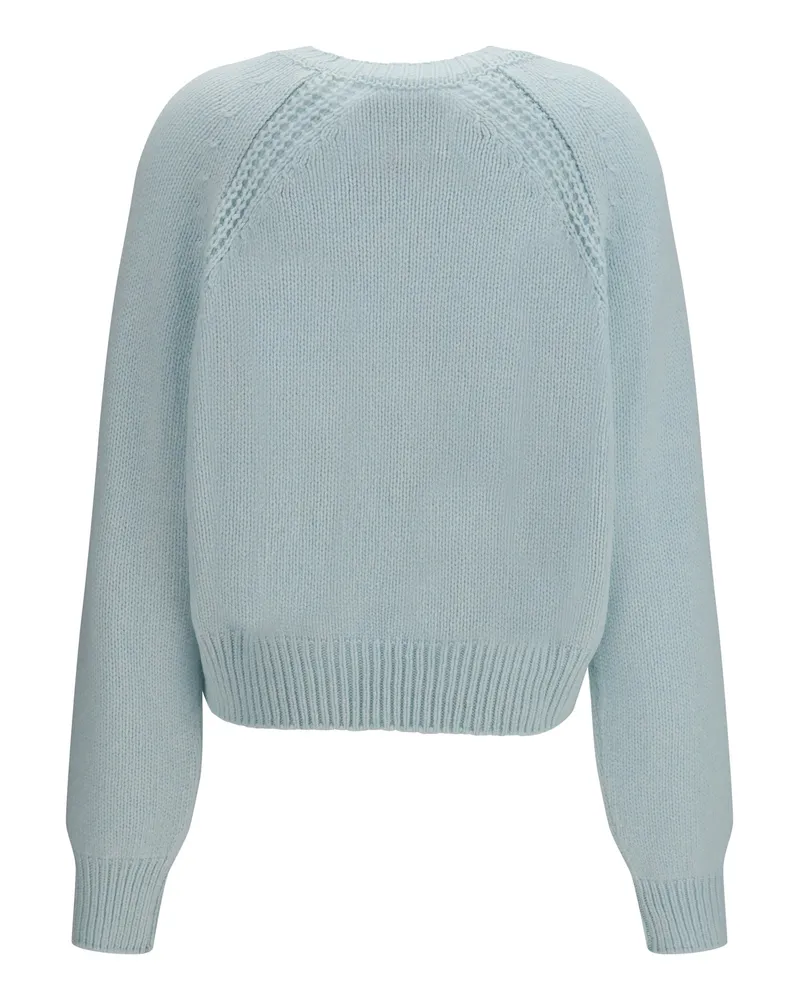 Sa Su Phi Crewneck Cashmere Sweater — Blue Blue