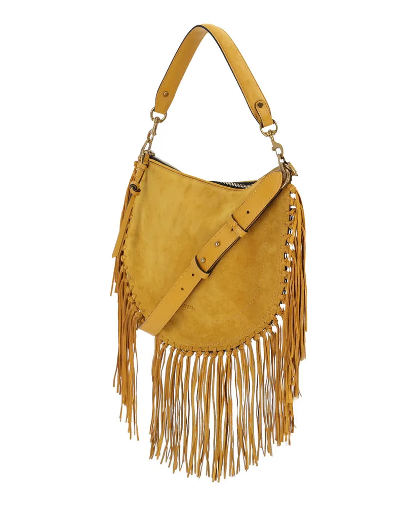 Isabel Marant Women's Bags Yellow Main Material: Calfskin Suede Yellow