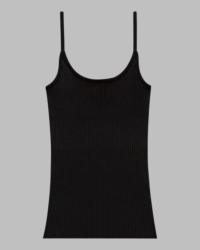Courrèges Tank Top — Black Black