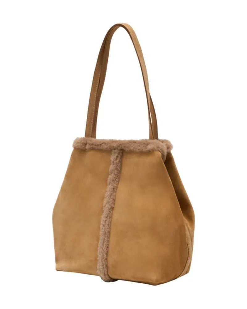 Vanessa Bruno Women's Calfskin Tote Brown Brown