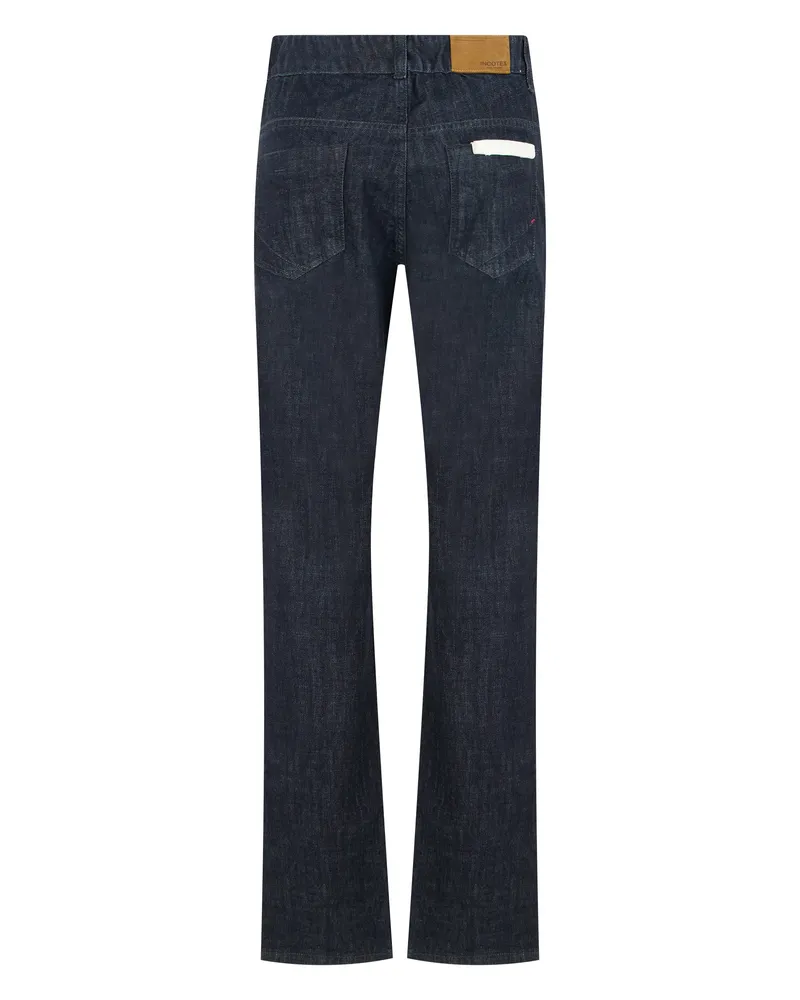 Slowear Straight-Leg Cotton-Blend Denim Jeans — Blue Blue