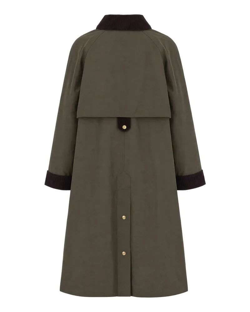 Barbour Waxed Cotton Coat — Beige Beige