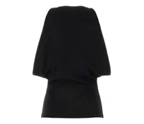 Ribbed Cotton Sweater — Black