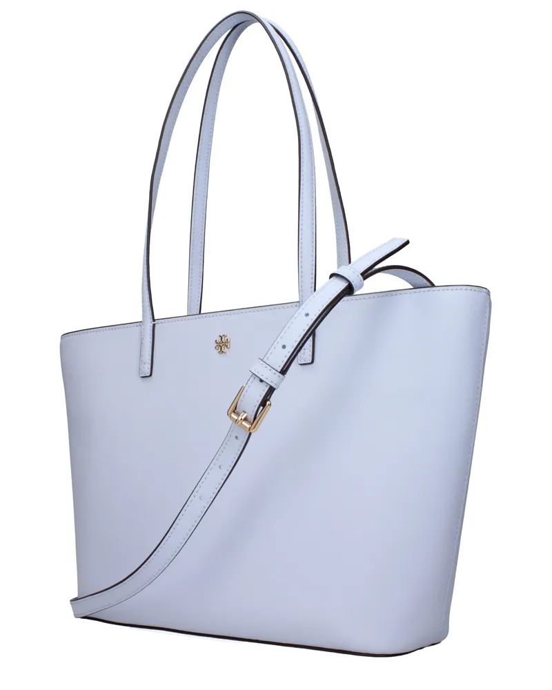 Tory Burch Women's Light Blue Leather Shoulder Bag Light