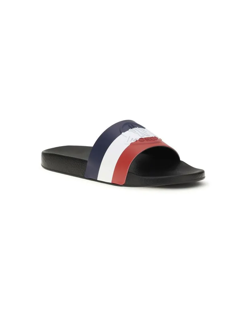 Moncler Men's Multicolor Rubber Sandals Multicolor