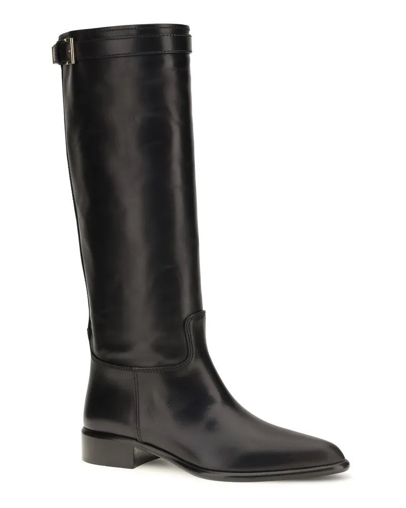 Prada Calf Leather Boot — Black Black