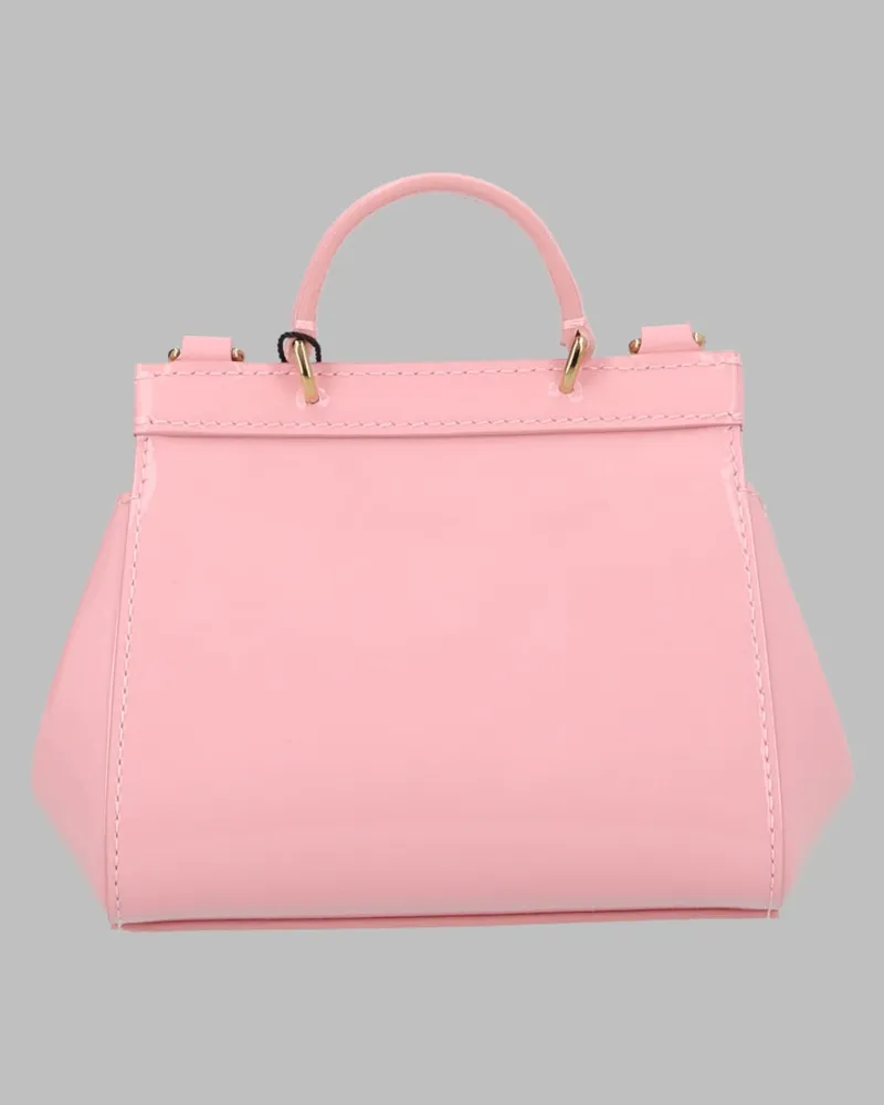 Dolce & Gabbana Vernice Shoulder Bag — Pink Pink