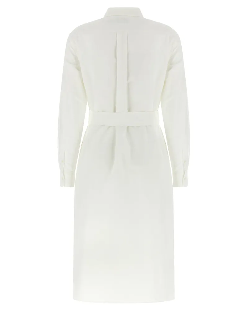 Ralph Lauren Oxford Shirt Dress — Cream Cream