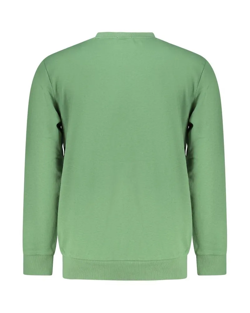 Timberland Logo-Embroidered Cotton Sweatshirt — Green Green