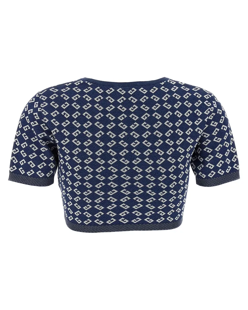 Givenchy Women Blue Viscose T-Shirt Blue