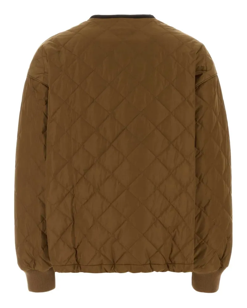 Prada Women's Giubbotti Sughero Giubbini Jacket Brown