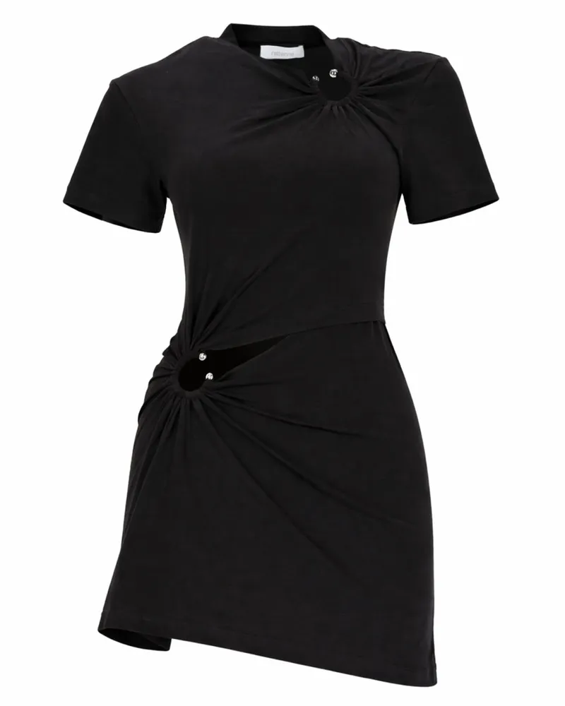 Paco Rabanne Piercing Details Dress — Black Black