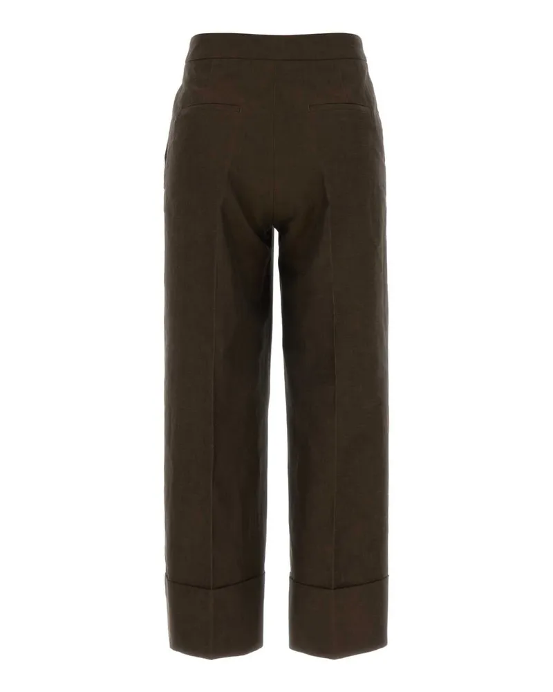 PT TORINO Cdvsttz00stdzi33 0850 Exterior: Cotton Linen Pantaloni Trousers Brown