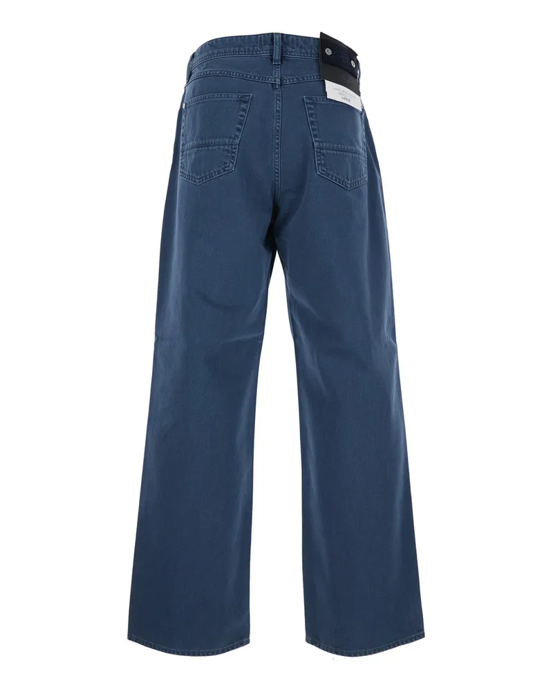 Stone Island Five-Pocket Denim Jeans — Blue Blue